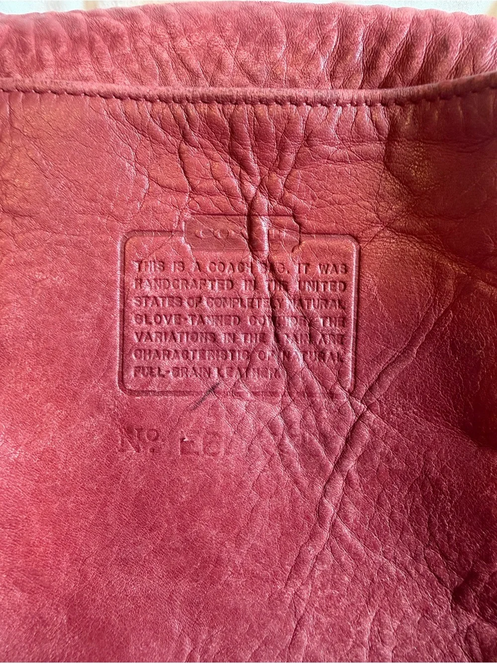 Vintage Coach Lula Legacy Drawstring Bucket Bag